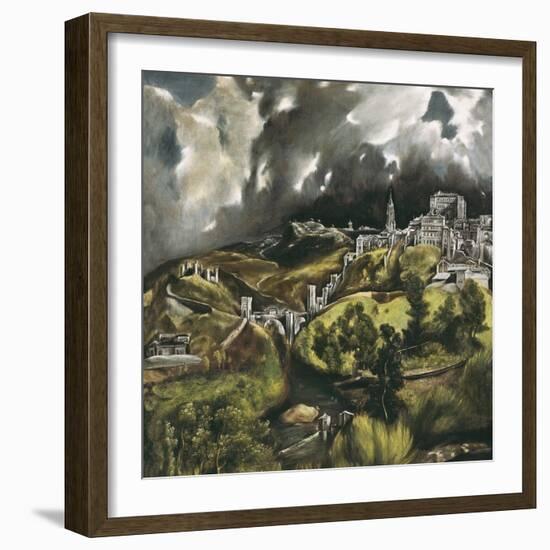 View of Toledo-El Greco-Framed Art Print