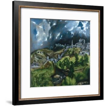 View of Toledo-El Greco-Framed Giclee Print