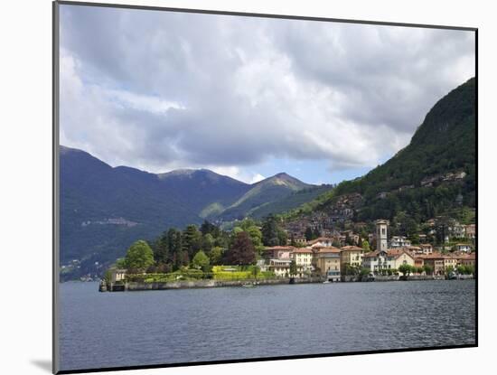 View of Torno in Spring Sunshine, Lake Como, Lombardy, Italian Lakes, Italy, Europe-Peter Barritt-Mounted Photographic Print