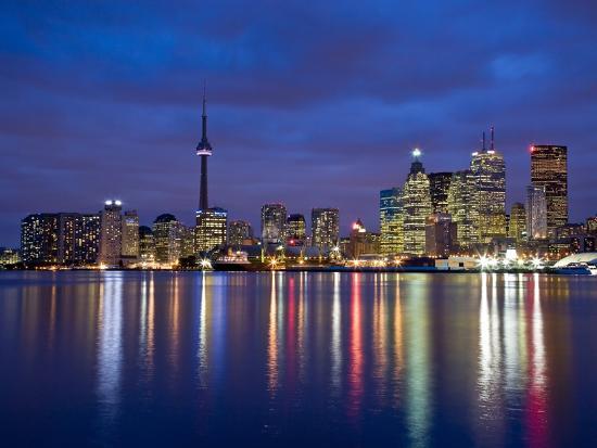 view of toronto skyline