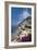 View of town and beach, Positano, Amalfi Coast (Costiera Amalfitana), UNESCO World Heritage Site, C-John Miller-Framed Photographic Print