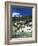 View of Town, Churches and Houses, Oetz, Tyrol, Austria-Walter Bibikow-Framed Photographic Print