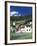 View of Town, Churches and Houses, Oetz, Tyrol, Austria-Walter Bibikow-Framed Photographic Print