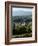 View of Town with Mountain, Stowe, Vermont, USA-Walter Bibikow-Framed Photographic Print