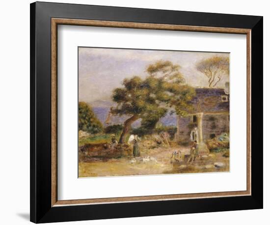 View of Treboul, C.1895-Pierre-Auguste Renoir-Framed Giclee Print