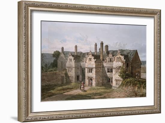 View of Trerice, Cornwall, 1819-George Shepherd-Framed Giclee Print