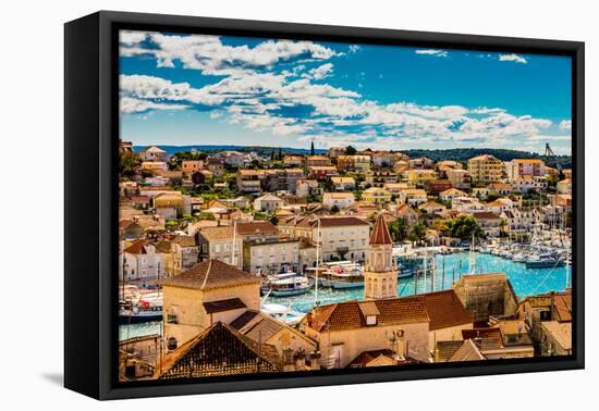 View of Trogir, Croatia, Europe-Laura Grier-Framed Premier Image Canvas