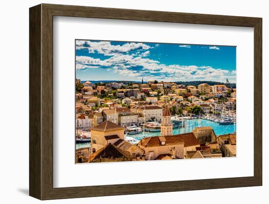 View of Trogir, Croatia, Europe-Laura Grier-Framed Photographic Print