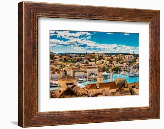 View of Trogir, Croatia, Europe-Laura Grier-Framed Photographic Print