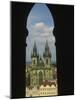 View of Tyn Church in Old Town Square, Prague, Czech Republic-Steve Satushek-Mounted Photographic Print