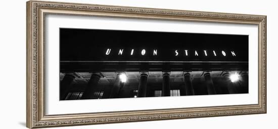 View of Union Station facade, Chicago, Illinois, USA-Panoramic Images-Framed Photographic Print