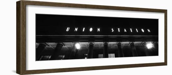 View of Union Station facade, Chicago, Illinois, USA-Panoramic Images-Framed Photographic Print