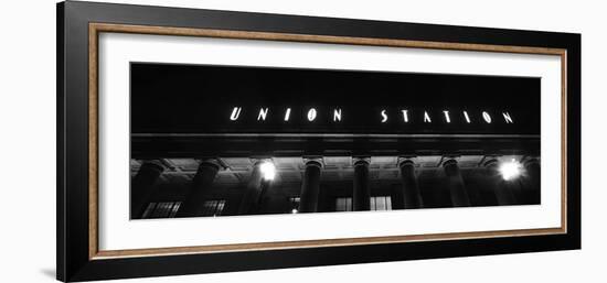 View of Union Station facade, Chicago, Illinois, USA-Panoramic Images-Framed Photographic Print