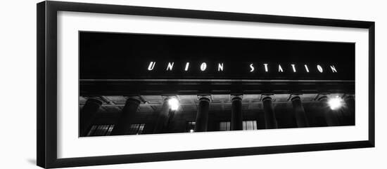 View of Union Station facade, Chicago, Illinois, USA-Panoramic Images-Framed Photographic Print