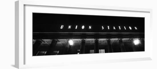 View of Union Station facade, Chicago, Illinois, USA-Panoramic Images-Framed Photographic Print