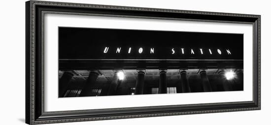 View of Union Station facade, Chicago, Illinois, USA-Panoramic Images-Framed Photographic Print