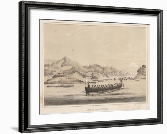 View of Uraga, Yedo Bay, 1855-Wilhelm Joseph Heine-Framed Giclee Print