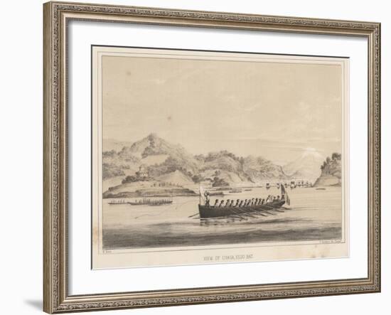 View of Uraga, Yedo Bay, 1855-Wilhelm Joseph Heine-Framed Giclee Print