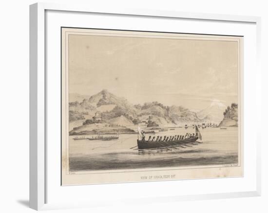 View of Uraga, Yedo Bay, 1855-Wilhelm Joseph Heine-Framed Giclee Print