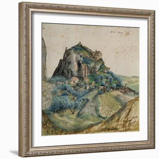 View of Val D'Arco in South Tyrol, 1495-Albrecht Dürer-Framed Giclee Print