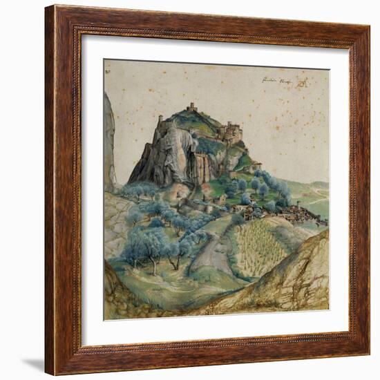 View of Val D'Arco in South Tyrol, 1495-Albrecht Dürer-Framed Giclee Print