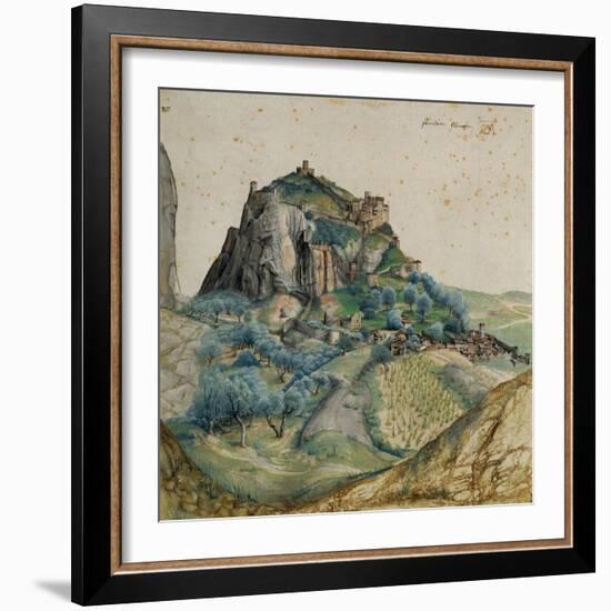 View of Val D'Arco in South Tyrol, 1495-Albrecht Dürer-Framed Giclee Print