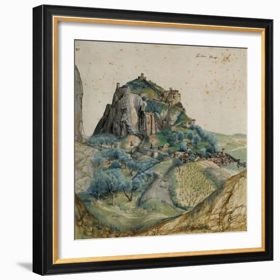 View of Val D'Arco in South Tyrol, 1495-Albrecht Dürer-Framed Giclee Print