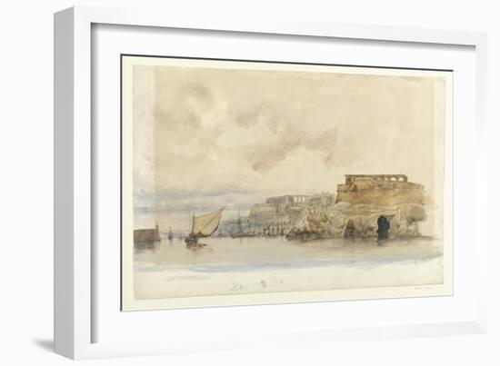 View of Valetta, Malta-James Holland-Framed Giclee Print