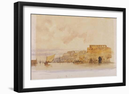 View of Valetta, Malta-James Holland-Framed Giclee Print