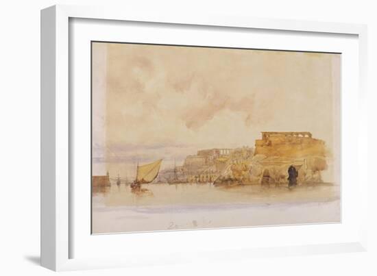 View of Valetta, Malta-James Holland-Framed Giclee Print