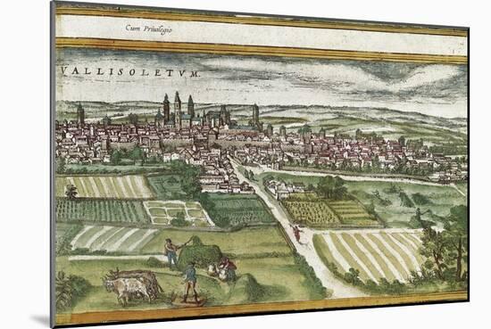 View of Valladolid-Abraham Ortelius-Mounted Art Print