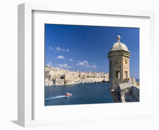View of Valletta with Grand Harbor Seen from Senglea, Valletta, Malta-Martin Zwick-Framed Photographic Print