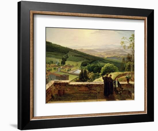 View of Vallombrosa, Near Florence-Louis Gauffier-Framed Giclee Print