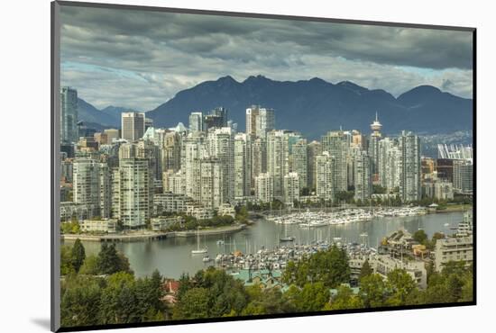 View of Vancouver skyline as viewed from Mount Pleasant District, Vancouver, British Columbia, Cana-Frank Fell-Mounted Photographic Print