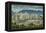 View of Vancouver skyline as viewed from Mount Pleasant District, Vancouver, British Columbia, Cana-Frank Fell-Framed Premier Image Canvas