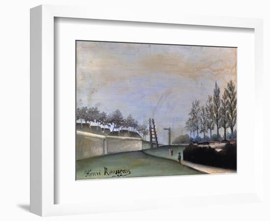 View of Vanves, 1909-Henri Rousseau-Framed Giclee Print