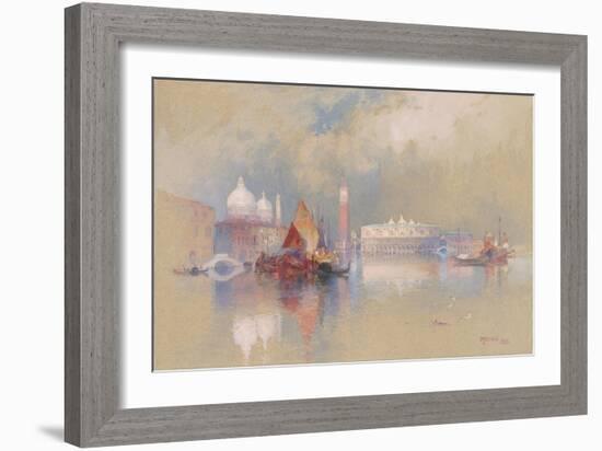 View of Venice, 1888-Thomas Moran-Framed Giclee Print