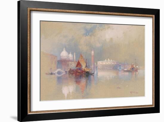 View of Venice, 1888-Thomas Moran-Framed Giclee Print