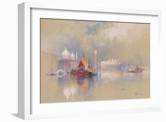 View of Venice, 1888-Thomas Moran-Framed Giclee Print