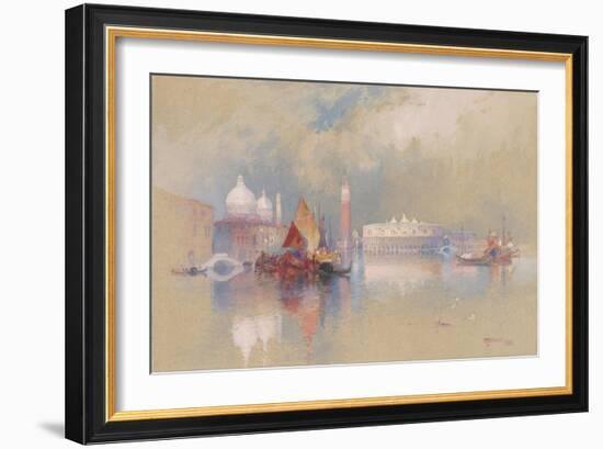 View of Venice, 1888-Thomas Moran-Framed Giclee Print