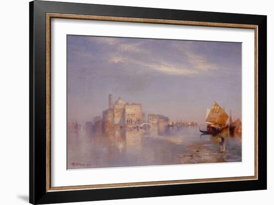 View of Venice, 1892 by Thomas Moran-Thomas Moran-Framed Giclee Print