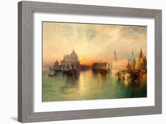 View of Venice, 1895-Thomas Moran-Framed Giclee Print