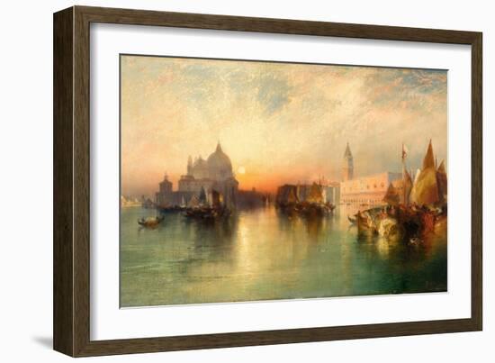 View of Venice, 1895-Thomas Moran-Framed Giclee Print