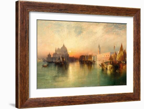 View of Venice, 1895-Thomas Moran-Framed Giclee Print