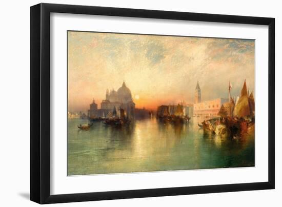 View of Venice, 1895-Thomas Moran-Framed Giclee Print
