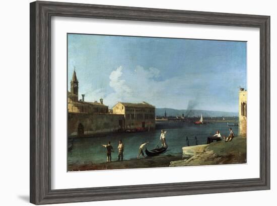 View of Venice, 18th Century-Canaletto-Framed Giclee Print