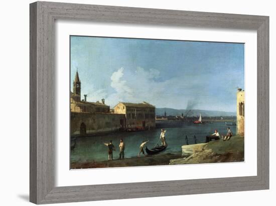 View of Venice, 18th Century-Canaletto-Framed Giclee Print