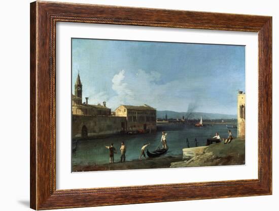 View of Venice, 18th Century-Canaletto-Framed Giclee Print