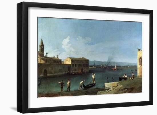 View of Venice, 18th Century-Canaletto-Framed Giclee Print