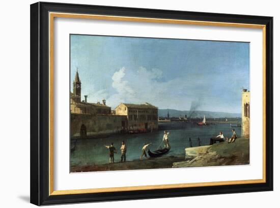 View of Venice, 18th Century-Canaletto-Framed Giclee Print